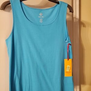 Ruby Rd. turquoise tank top